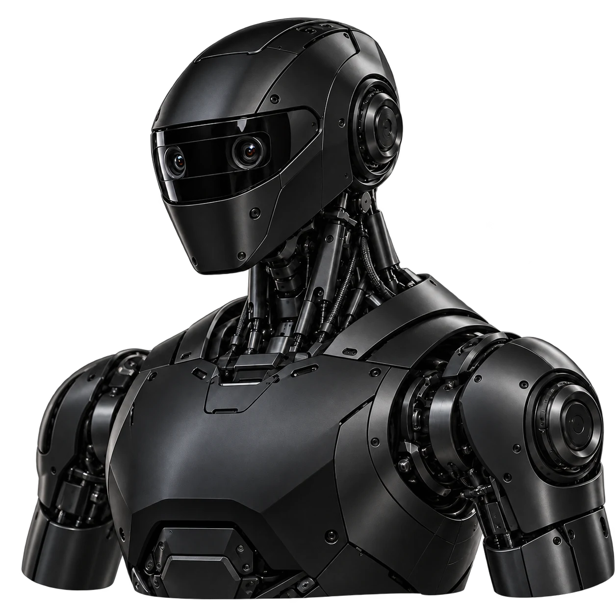Possible concept of a Kaion Robotics robot head and upper torso